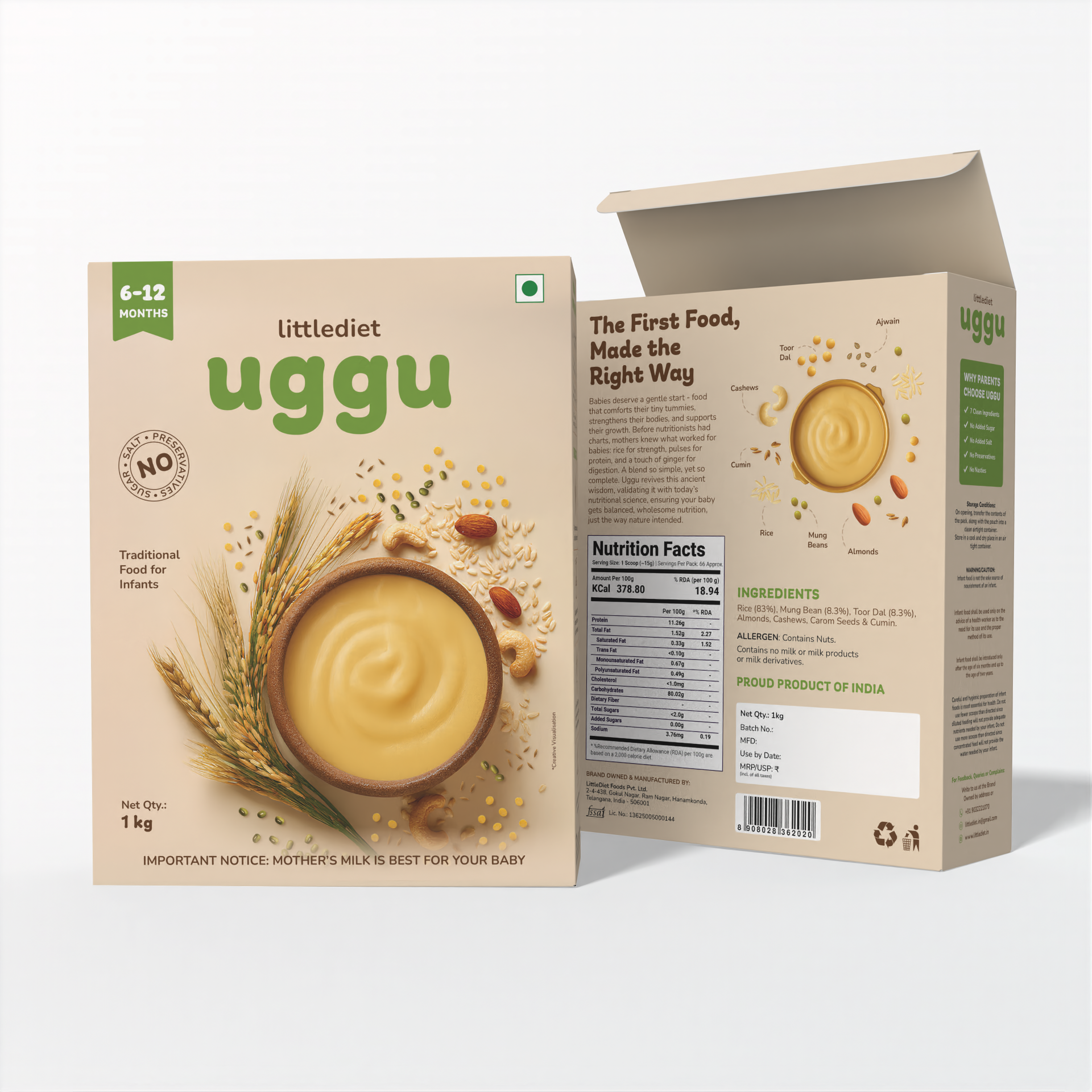 Uggu 6-12M Mockup